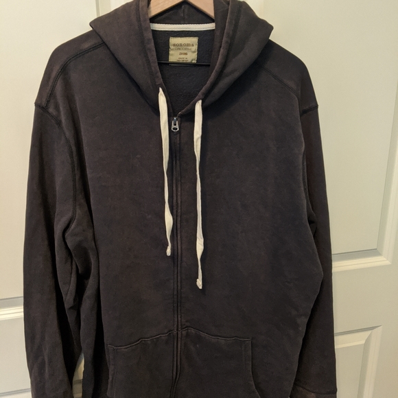 👣Sonoma Grey Zip Hoodie - Picture 1 of 3
